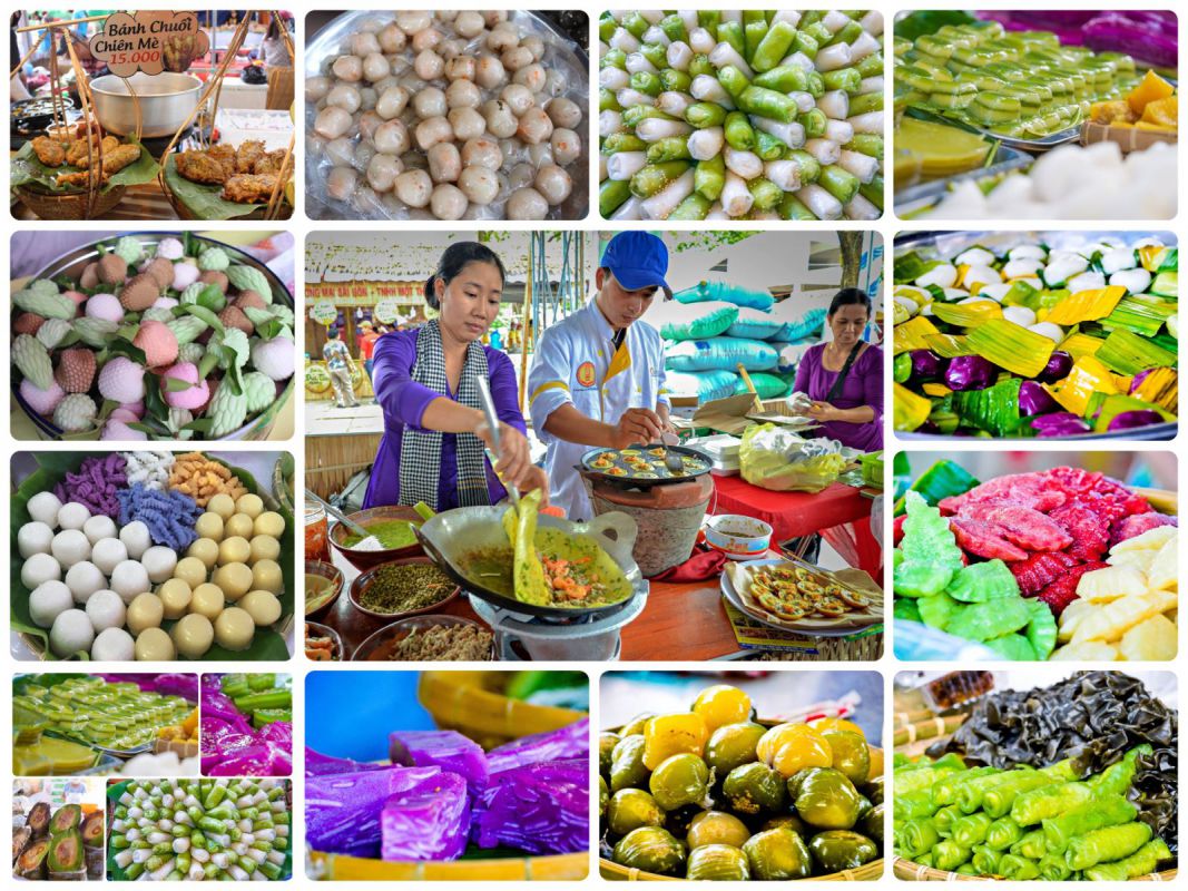 Traditional cakes in Can Tho city, Vietnam set an Asian Record value for Cuisine and Specialties