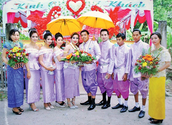 Nét văn hóa trong trang phục cưới người Khmer