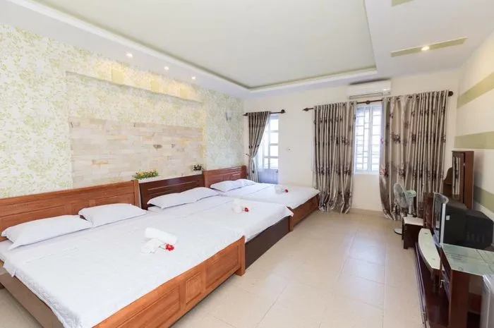 Phòng rộng rãi của Thanh Thảo Motel, thuận lợi cho nhóm đông