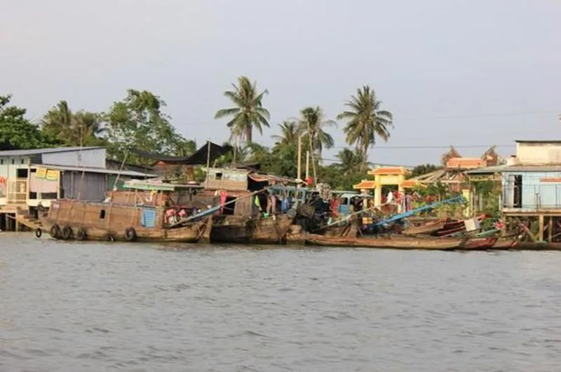 Chợ nổi Cái Bè với những ghe treo “cây bẹo” giới thiệu hàng hóa, nơi mua sắm đặc sản trái cây miền Tây
