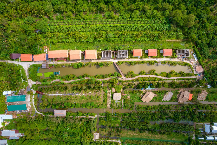 toàn cảnh Rạch Sao Eco Garden