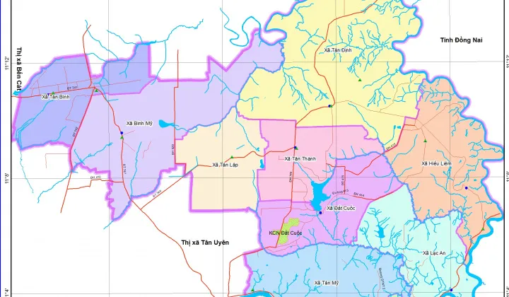 Toàn cảnh Thường Tân, Bắc Tân Uyên Bình Dương