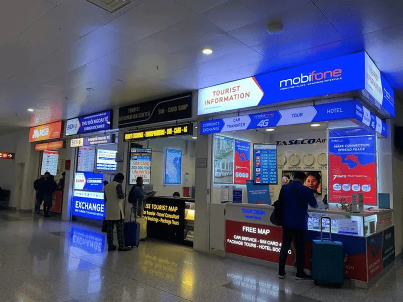 Quầy đổi tiền tại sân bay: tiện lợi nhưng tỷ giá thường kém ưu đãi