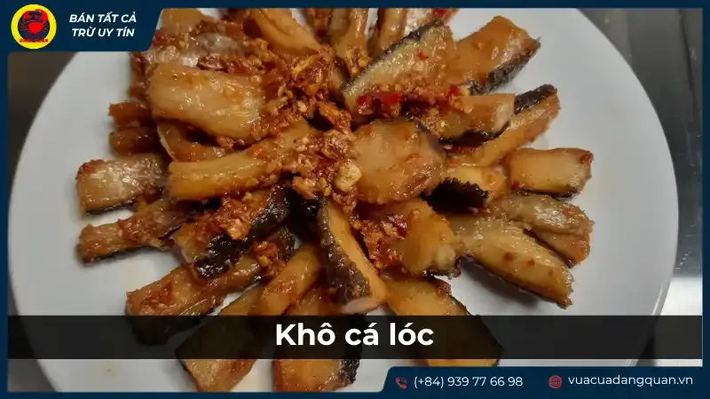 Khô cá lóc Cần Thơ chiên vàng, món quà quê mang hương vị sông nước