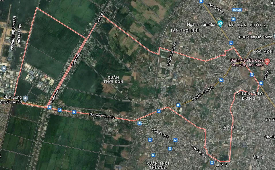 Cảnh quan xanh tại Xuân Thới Sơn Hóc Môn