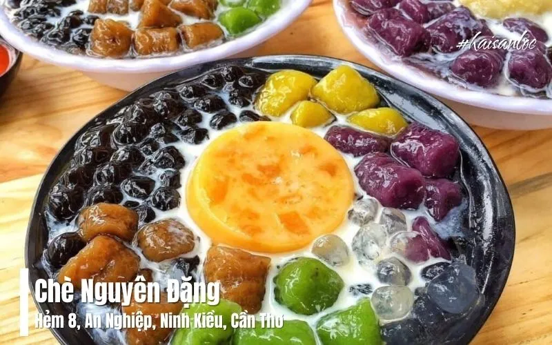 Chè Nguyên Đặng Cần Thơ – menu phong phú với chè Thái, chè khúc bạch và chè truyền thống