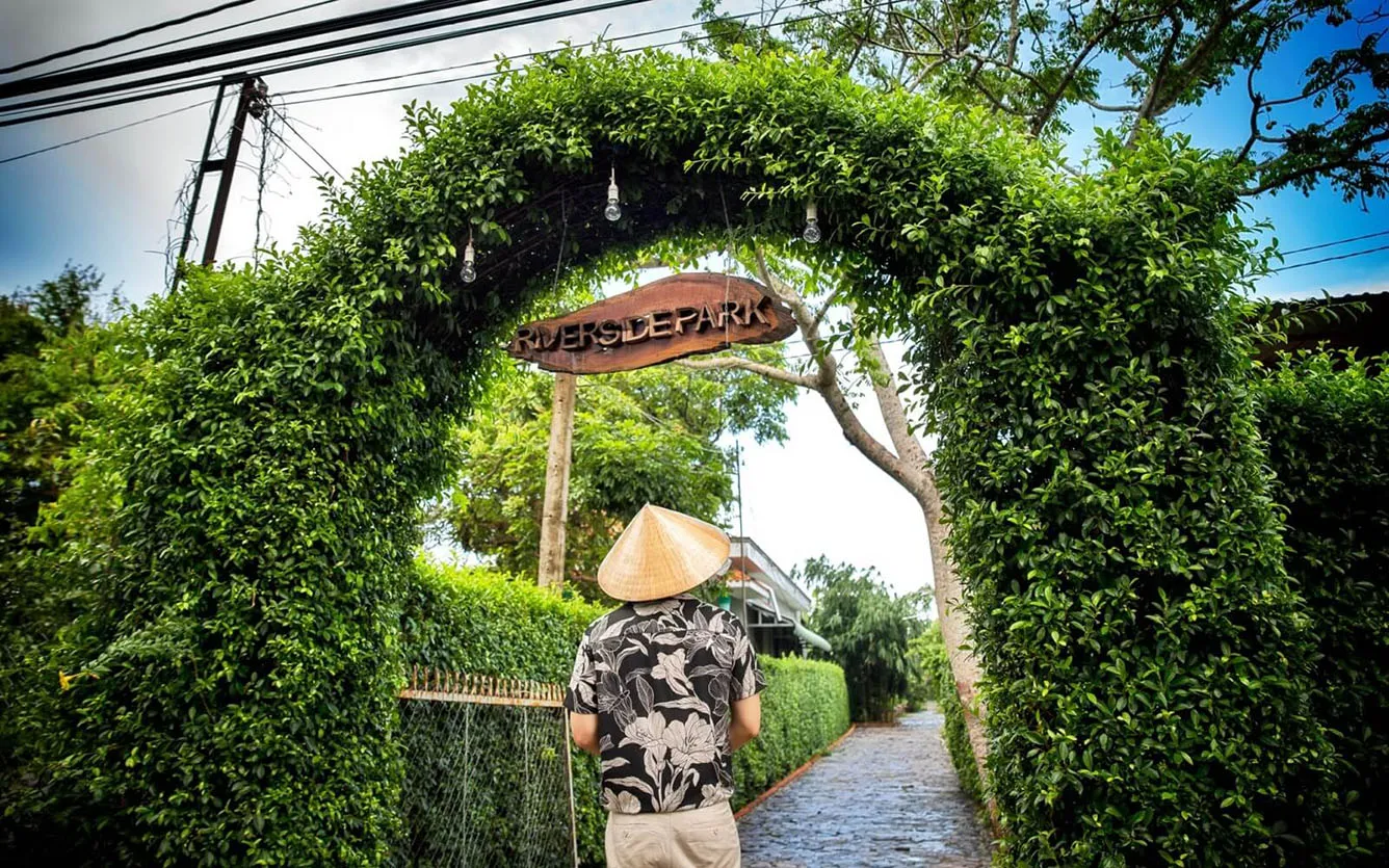 Không gian xanh ở Riverside Park Eco Resort Vĩnh Long, gợi ý kết hợp từ Cần Thơ