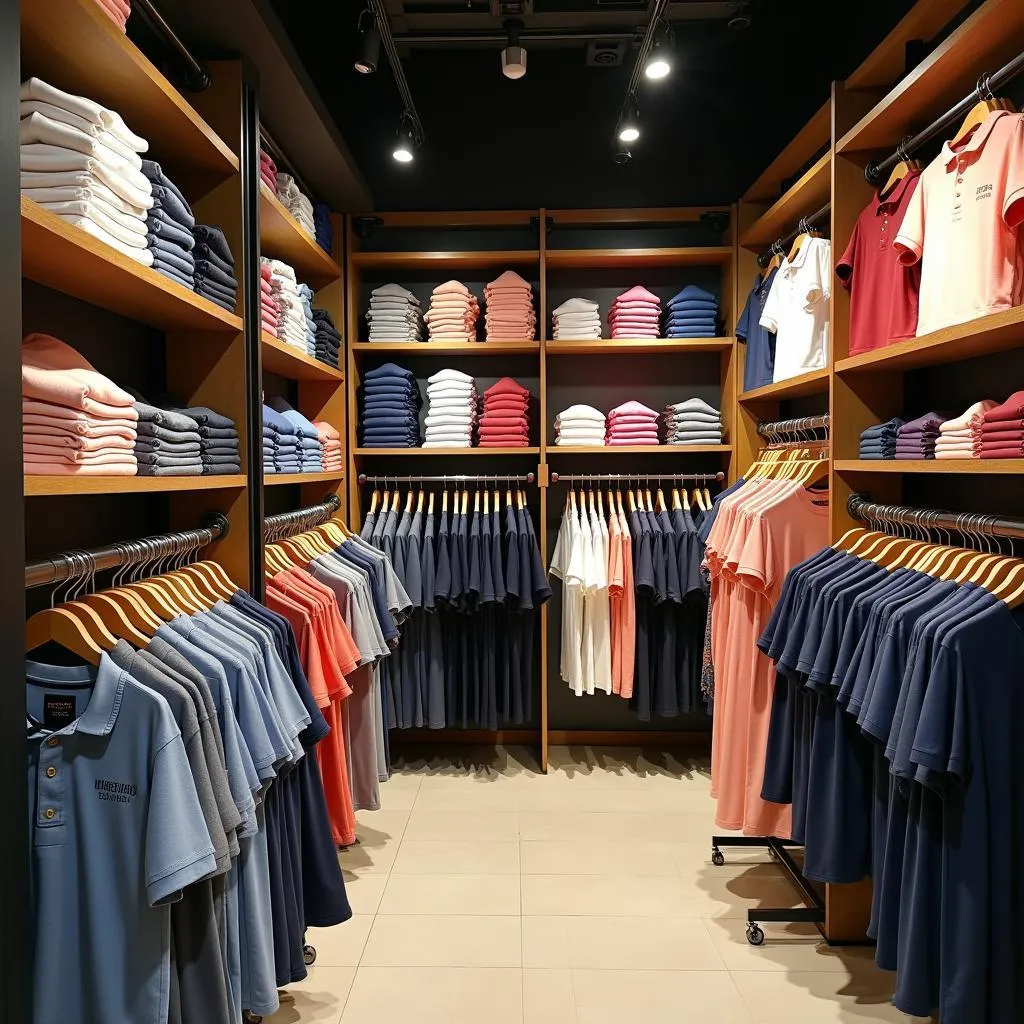 Bộ sưu tập thời trang đa dạng của Yody tại cơ sở Thuận An, đầy đủ size và phụ kiện