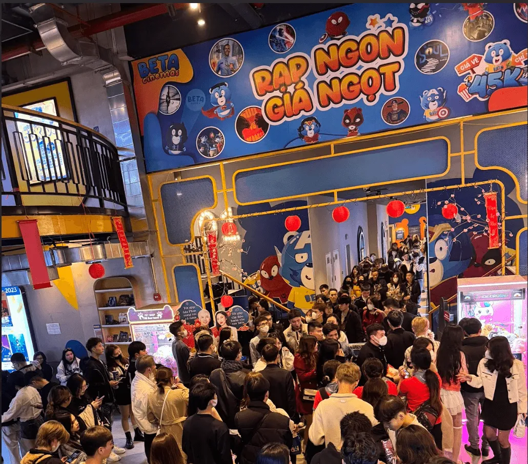 Giao diện thông tin – ưu đãi rạp Beta Giải Phóng trên hệ thống Beta Cinemas, tiện theo dõi giá vé và lịch chiếu