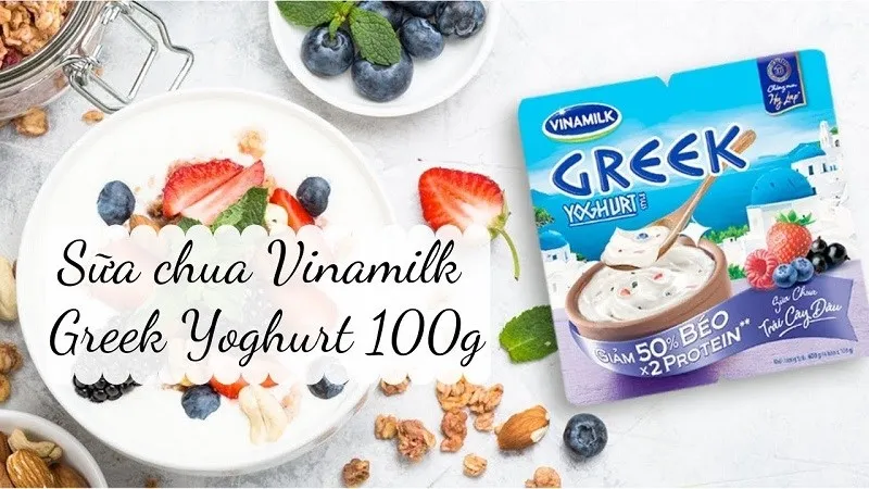 Sữa chua Hy Lạp Vinamilk – kết cấu sánh mịn, dễ ăn, phù hợp gia đình