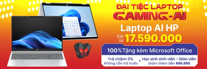Banner laptop HP trên Thế Giới Di Động