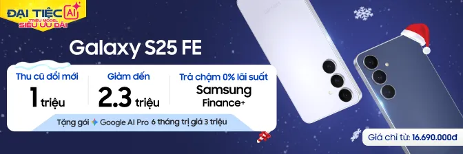 Banner sản phẩm Samsung Galaxy tại Thế Giới Di Động