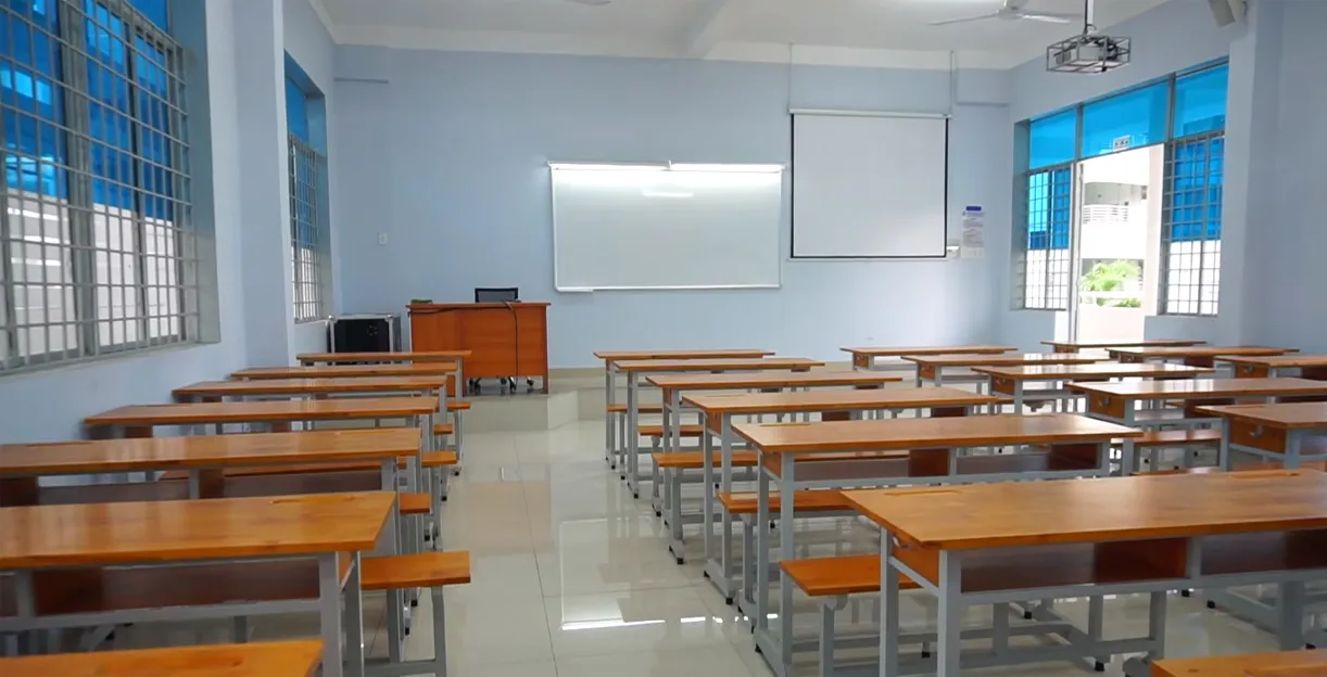 Phòng học mới tu sửa tại Tòa C cơ sở Thủ Đức