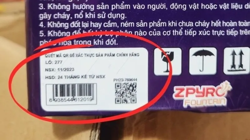 Kiểm tra mã QR trên sản phẩm