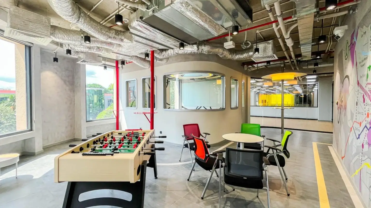 Những góc nhỏ giải trí tại nơi làm việc giúp nhân viên giải lao sau giờ làm việc căng thẳng.