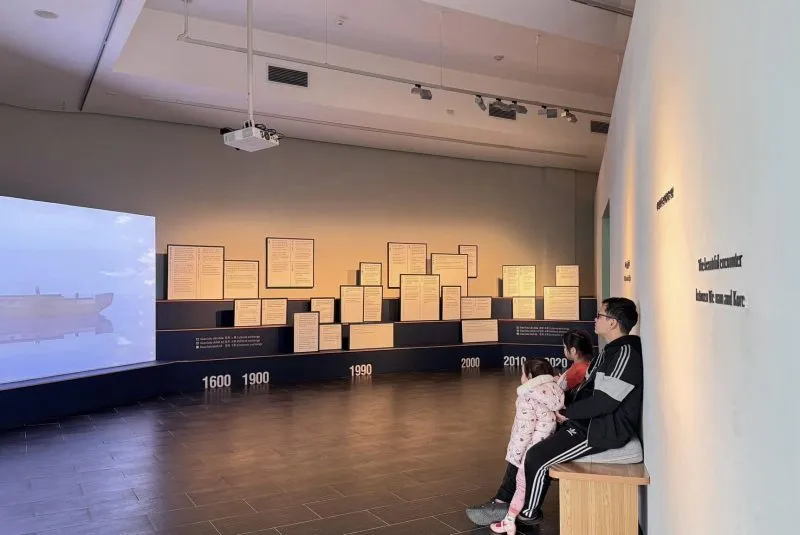 Không gian trưng bày tại Tòa Cánh Diều – di sản Đông Nam Á