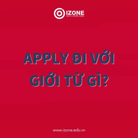 Minh họa các lỗi thường gặp khi dùng apply với giới từ