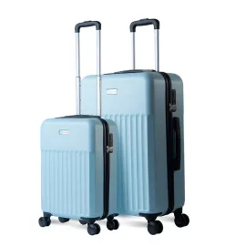 Combo 2 vali Larita Sena màu xanh nhạt