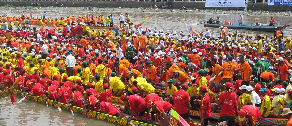 Poster Lễ hội Ok Om Bok của người Khmer ở Cần Thơ