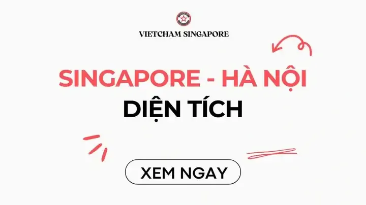 Đồ họa so sánh diện tích Singapore và TP.HCM theo số liệu 2026