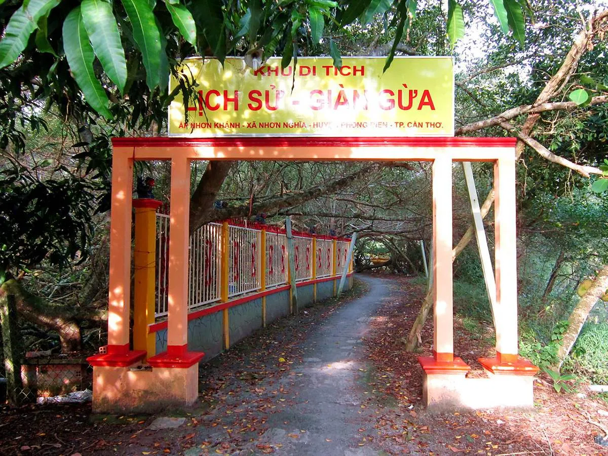 Không gian xanh rợp tại Khu di tích Giàn Gừa – điểm đến lịch sử của Cần Thơ