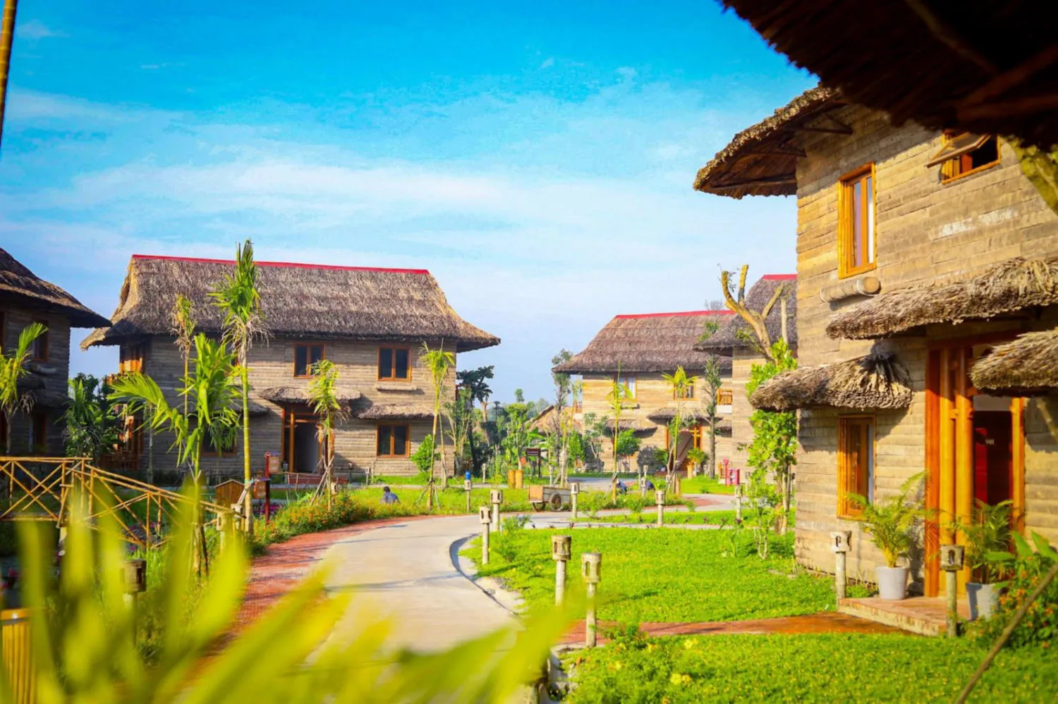 Một góc kênh rạch trong khu, gợi ý trải nghiệm chèo ghe khi đã đến nơi