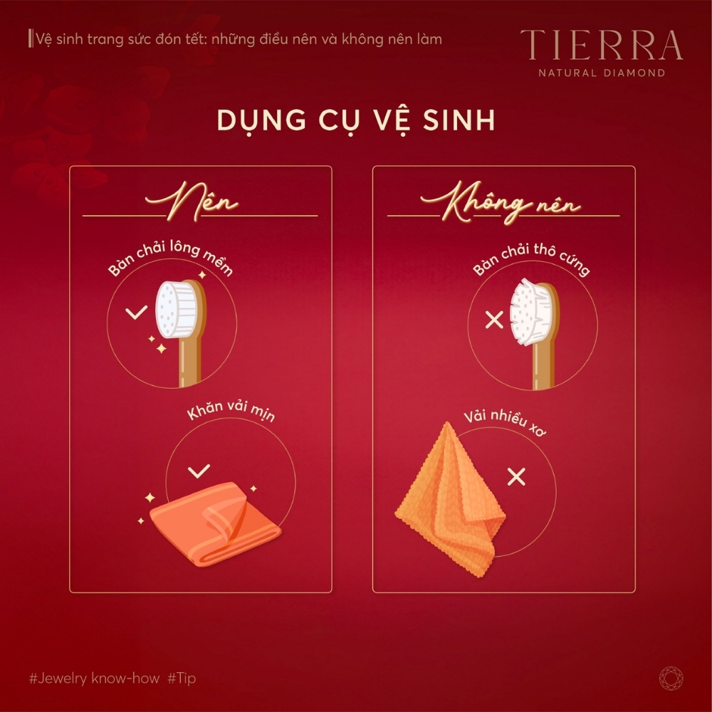những lưu ý khi làm sạch kim cương