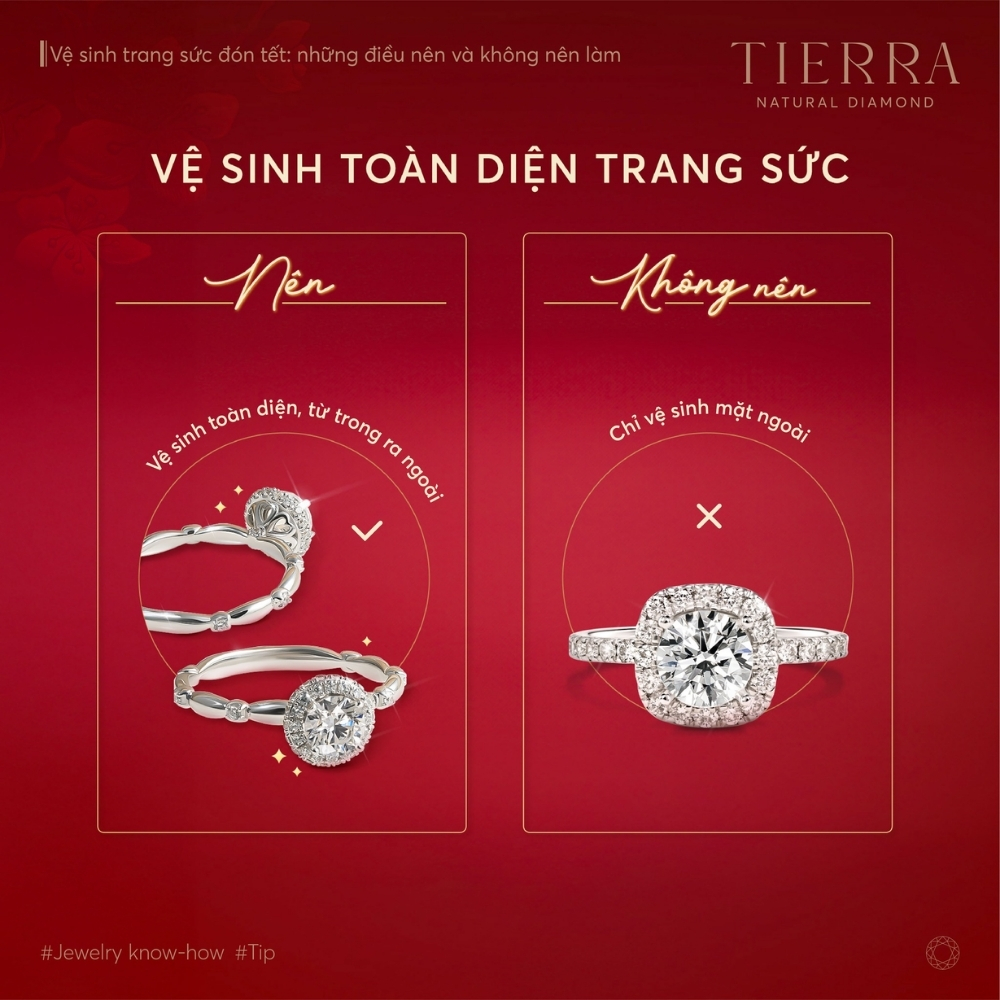 sử dụng dung dịch làm sạch trang sức chuyên dụng